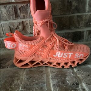 SO Women's Athletic Running Shoes in Coral